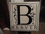 Family name tile Beaver