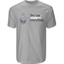 Old Time Hockey 2009 NHL Stanley Cup Playoffs "Cup Changes Everything" T-shirt - NHL Logo Large