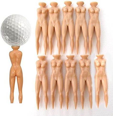 Casualfashion 20Pcs/Pack Naked Lady Golf Tees Nude No Clothes Unique Gift Novelty Fun Golfing