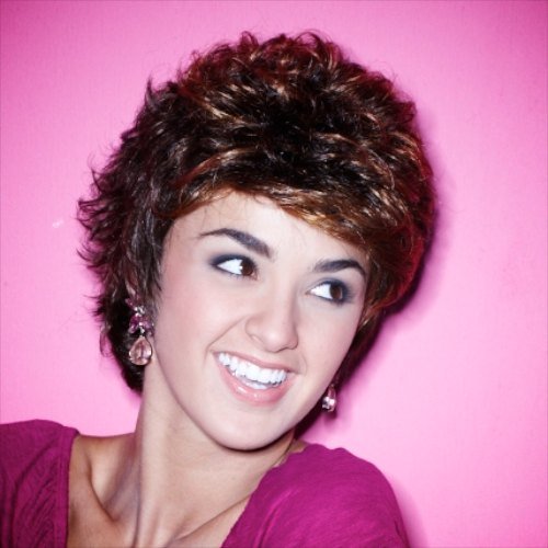 Reviews Brown Wig Frosted w Auburn Highlights High Quality Kanekalon