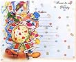 100 Tri-Fold Party Invitations in English, with Envelopes