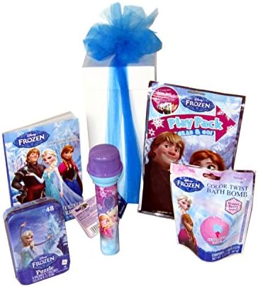 Frozen Sing With Elsa Stuf't by Glitter and Gumdrops Frozen Gift Bundle Including Frozen Microphone