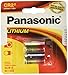 Panasonic 3-Volt Photo Lithium Battery (CR-2PA2B)