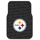 Pittsburgh Steelers Front Floor Mats 2 Piece NFL Football