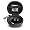 JLab J3 Micro Atomic In-Ear Earphones with Travel Case - Jet Black