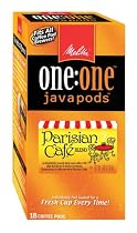 Melitta Parisian Cafe' Universal Blend Pods, 5.89 Ounce Boxes (Pack of 4)