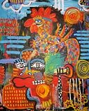 Original Acrylic Painting, TAIN'T NO LIE. by john van Orsouw, 40 x 50