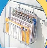 Chrome Over the Cabinet MAIL CENTER organizer file NEW