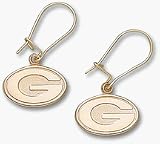 Green Bay Packers 3/8 G Dangle Earrings - 10KT Gold Jewelry