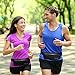 Running Belt - Comfortable Black Workout Waist Fanny Pack-Keep Your Keys & Cellphone While Exercising -Fits iPhone 6 Plus, Samsung Galaxy Note, S6 -Water Resistant -Best Pouch for Men & Women Runners