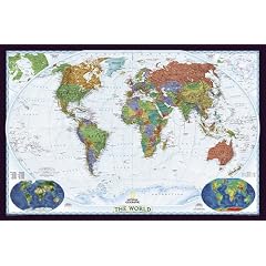 World Political Decorator Map: Laminated Decorator Line: PP.NGW622077 (World Maps)