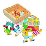 Eigenschaften woody / PUZZLE ANKLEIDEPUZZLE LEGEPUZZLE BÄR HOLZ LEGESPIEL NEU