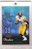 2006 Flair Showcase Football Showcase Willie Parker Pittsburgh Steelers Football Card # 78 - Mint Condition - Shipped in Protective Display Case