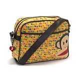 Paul Frank School Shoulder Flight Bag - Apple Print Yellow