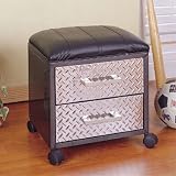 Powell 2-Drawer Mobile Bench