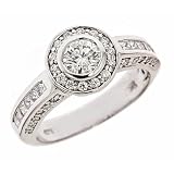 1.26ct Round Diamond Engagement Ring UGL Certified $4.500 Value (VS2-SI1 Clarity, E Color)