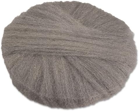 (3 Pack Value Bundle) GMT120170 Radial Steel Wool Pads, Grade 0 (fine): Cleaning &amp; Polishing, 17 in Dia, Gray