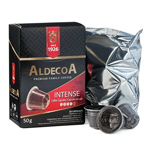 Aldecoa Nespresso Coffee Capsules, Intense, 10 Count (Pack of 4)