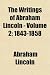 Search : The Writings of Abraham Lincoln - Volume 2; 1843-1858