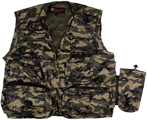 Photo Vests &amp; Jackets 16 Pockets Camouflage Outdoor Fishing Vest (XXL)
