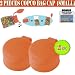 Copco 2 Pack Small Bag Cap Cover and Seal Your Bags For Easy & Fresh Storage(Orange)