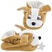 Brown Dog Slippers for Infants