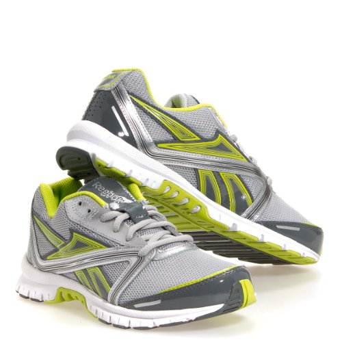Reebok Women's Ultimatic Running Shoe,Pure Silver/Rivet Grey/Charged Green,5 M US On Sale