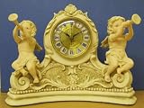 Kitchen & Housewares : Ornate Cherub Mantle Clock (038)
