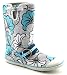 Graphic Boot Blue Batik Prt - 7 Uk