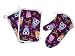 Sassy Cook'n Purple Peepers 3-Piece Potholder and Oven Mitt Set