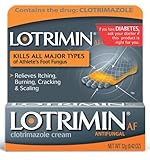 Dr. Scholl's Lotrimin AF Cream For Diabetes Sufferers, 0.42-Ounce Tubes (Pack of 4)