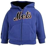 MLB New York Mets Boy's Full Zip Jacket in Team Color, 4