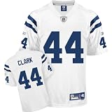 Reebok Indianapolis Colts Dallas Clark Youth Premier White Jersey Medium