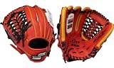 <少年軟式左投げグラブ>SSK エエヤンIII オールラウンド用 レディッシュオレンジ×ライトオレンジジ 2008NEWモデル EEJ343-3337-R
