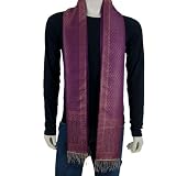 Neck Scarf Men Fashion Silk Jacquard Paisley Patterns 10x72 inches