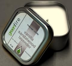 Greenfire Lavender Sandalwood Vanilla Blend All Natural Massage Oil Candle (4 fl ounces)