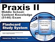 Praxis II Middle School: Content Knowledge (5146) Exam Flashcard Study System: Praxis II Test Practice Questions & Review for the Praxis II: Subject Assessments (Cards) Praxis II Middle School: Content Knowledge (5146) Exam Flashcard Study System: Praxis II Test Practice Questions & Review for the Praxis II: Subject Assessments (Cards)