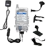 Car / Auto Multi Adapter Mount Holder GPS Navigation Kit for the PalmOne Treo 650 with built in charger - Gomadic Brand