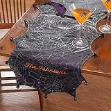 Personalized Halloween Table Runner - Spider Web
