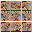 B Dazzle Diggin Dinos Scramble Squares 9 Piece Puzzle