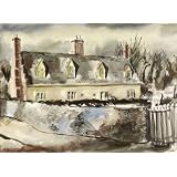 Tudor Cottages, Little Waldingfield, Suffolk, by Rowland Suddaby (Print On Demand)