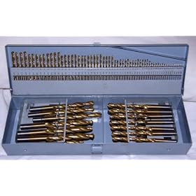 115 Pc. H.S.S. Drill Bit Set by Boston Industrial