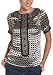 BB Dakota Women's Brita Silk Rayon Foulard Bournout Blouse Image
