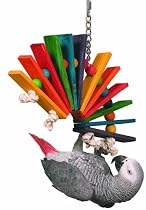 Super Bird Creations 14 by 11-Inch Peacock Sr. Bird Toy, Large
