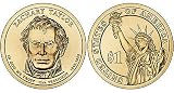 2009 D MINT ZACHARY TAYLOR PRESIDENTIAL DOLLAR COIN UNC