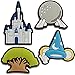 Walt Disney World Four Parks Icon Magic Band Bandits Set of 4 NEW Charms