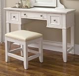Naples Vanity Table by Home Styles - White (5530-70)