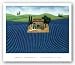 Lavender Field by Lowell Herrero 24"x18" Art Print Poster Latin