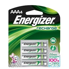 Click here to buy Eveready - e2 NiMH Rechargeable Batteries, AAA, 4 pack - Pack of 4.