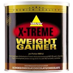 Inko X-Treme Weight Gainer, Erdbeer, 1er Pack (1 x 1.1 kg Dose)